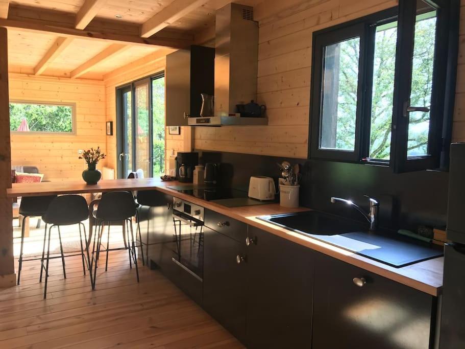 Maison De Bois En Pleine Nature A 20 Min De Beaune Montceau-et-Echarnant Extérieur photo